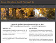 Tablet Screenshot of denverintlsteel.com